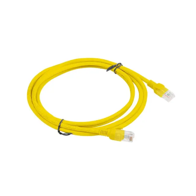 Lanberg PCU5-10CC-0200-Y networking cable Yellow 2 m Cat5e U/UTP (UTP)