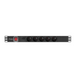 Lanberg power distribution unit (pdu) 19’’ 1U 10a 2m 5x french outlets black c14 - Разклонители<<<LANBERG сървърни