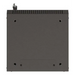 Lanberg rack cabinet 10’’ wall-mount 4U/300x300 (flat pack) with glass door black - Hanging cabinets 10’’/
