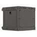 Lanberg rack cabinet 10’’ wall-mount 4U/300x300 (flat pack) with glass door black - Hanging cabinets 10’’/