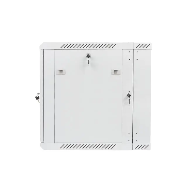 Lanberg rack cabinet 19’’ double-section wall-mount 12U / 600x600 for self-assembly (flat pack) grey - Сървърни и