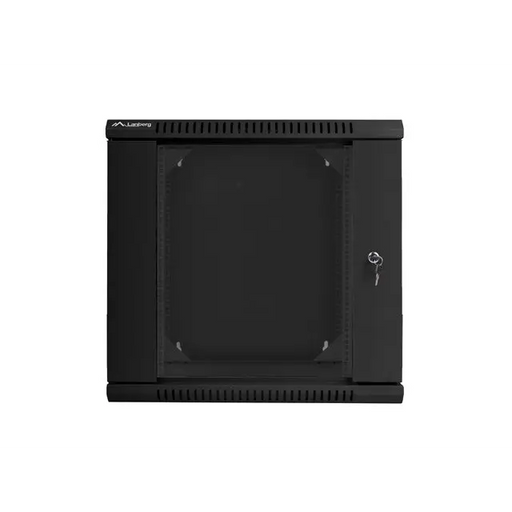 Lanberg rack cabinet 19’’ double-section wall-mount 12U / 600x600 for self-assembly (flat pack) black - Сървърни и