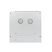 Lanberg rack cabinet 19’’ double-section wall-mount 12U / 600x600 for self-assembly (flat pack) grey - Сървърни и