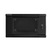 Lanberg rack cabinet 19’’ double-section wall-mount 6U / 600x600 for self-assembly (flat pack) black - Сървърни и