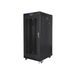 Lanberg rack cabinet 19’’ free-standing 27U / 600x800 self-assembly flat pack with mesh door LCD black - Сървърни и