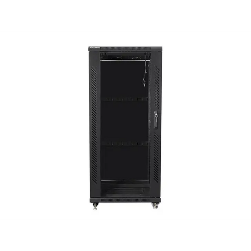 Lanberg rack cabinet 19’’ free-standing 27U / 600x800 self-assembly flat pack black - Сървърни и комуникационни