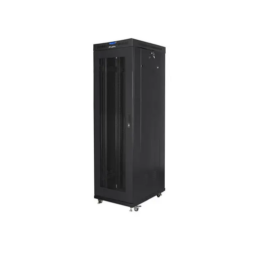 Lanberg rack cabinet 19’’ free-standing 42U/600x1000 (flat pack) with mesh door lcd black v2 - Сървърни и