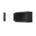 Lanberg rack cabinet 19’’ wall-mount 6U/540x350 (flat pack) with glass door black - Сървърни и комуникационни