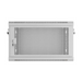 Lanberg rack cabinet 19’’ wall-mount 6U/600x450 with perforated door grey (flat pack) - Сървърни и комуникационни