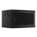 Lanberg rack cabinet 19’’ wall-mount 6U/600x450 with perforated door black (flat pack) - Сървърни и комуникационни