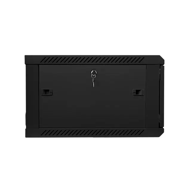 Lanberg rack cabinet 19’’ wall-mount 6U / 600x600 for self-assembly (flat pack) black - Сървърни и комуникационни