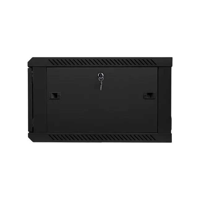 Lanberg rack cabinet 19’’ wall-mount 6U / 600x600 for self-assembly (flat pack) black - Сървърни и комуникационни