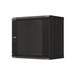 Lanberg rack cabinet 19’’ wall-mount 9U/540x350 (flat pack) with glass door black - Сървърни и комуникационни