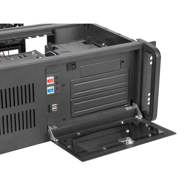 Lanberg rackmount server chassis ATX 450/10 19’’/4U - Кутии<<<LANBERG сървърни шкафове и