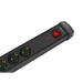 Lanberg surge protector sp1 3m 5x schuko outlets black - Разклонители<<<LANBERG сървърни шкафове и