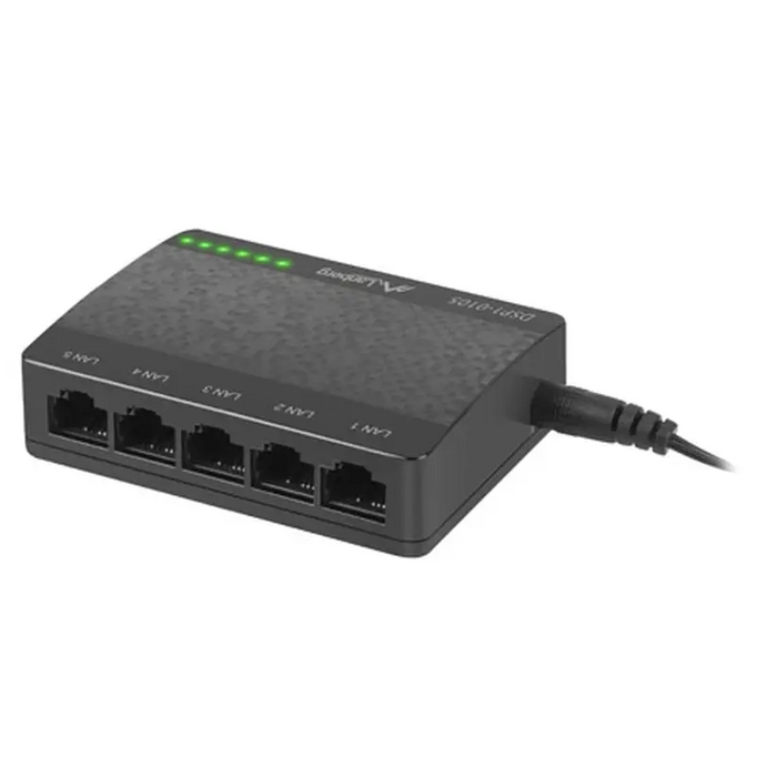 Lanberg switch DSP1-0105 5-port 100MB/s - Комутатори<<<LANBERG мрежово и инструменти<<<LANBERG<<<PolyComp&&&Компютър
