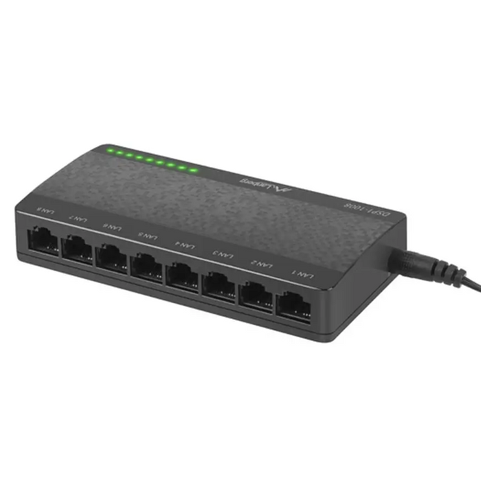 Lanberg switch DSP1-1008 8-port 1GB/s - Комутатори<<<LANBERG мрежово и инструменти<<<LANBERG<<<PolyComp&&&Компютър