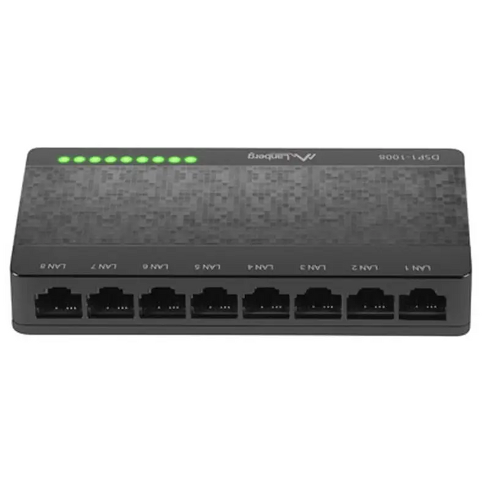 Lanberg switch DSP1-1008 8-port 1GB/s - Комутатори<<<LANBERG мрежово и инструменти<<<LANBERG<<<PolyComp&&&Компютър