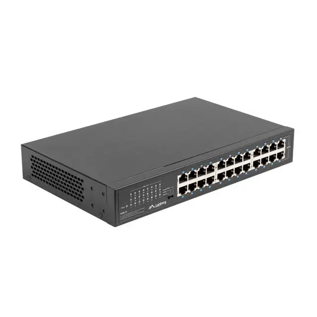 Lanberg switch rsge-24 24x 1GB unmanaged gigabit ethernet rack 19’’ - Комутатори<<<LANBERG мрежово и
