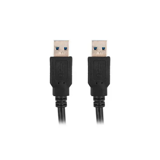 Lanberg USB-A (M) -> USB-A (M) 3.0 cable 1.8m black - USB<<<LANBERG кабели<<<LANBERG<<<PolyComp&&&Компютърни