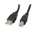 Lanberg USB-A (M) -> USB-B (M) 2.0 ferrite cable 1m black - USB<<<LANBERG кабели<<<LANBERG<<<PolyComp&&&USB