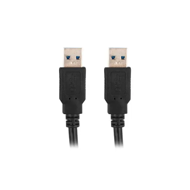 Lanberg USB-A M/M 3.0 cable 1m black - USB<<<LANBERG кабели<<<LANBERG<<<PolyComp&&&USB cablesKBA-USB<<<Cables