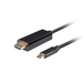 Lanberg USB-C (M) -> HDMI (M) cable 1.8m 4K 60Hz black - Видео<<<LANBERG