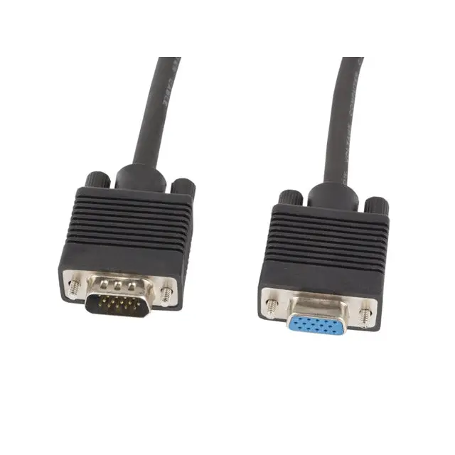 Lanberg VGA M/F extension cable 1.8m shielded ferrite black - Видео<<<LANBERG кабели<<<LANBERG<<<PolyComp&&&VGA