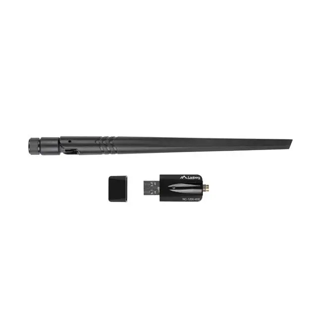Lanberg Wireless Network Card USB adapter NC-1200-WIE AC1200 Dual Band - Адаптери<<<LANBERG адаптери конектори и