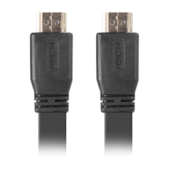 Lanberg HDMI M/M V2.0 cable 1m, 4K flat, black