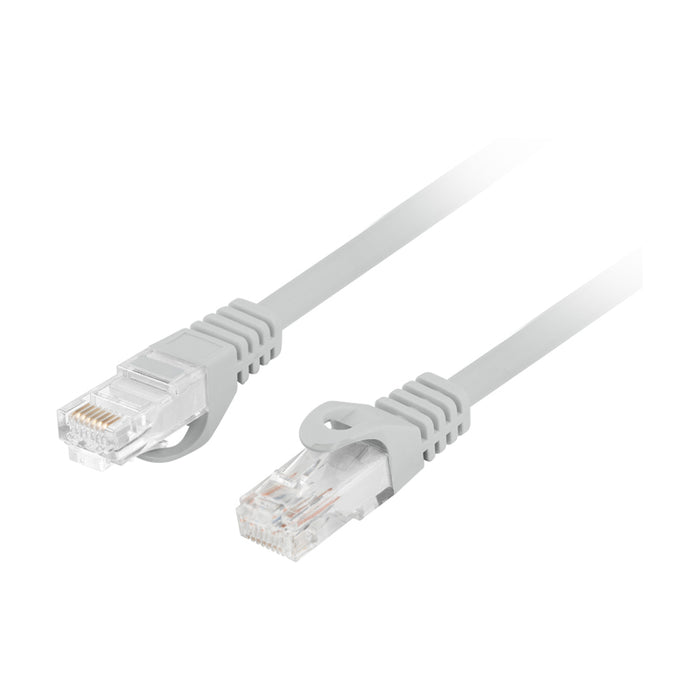 Lanberg patchcord CAT.6 UTP LSZH CCA 3m Fluke Passed, Grey