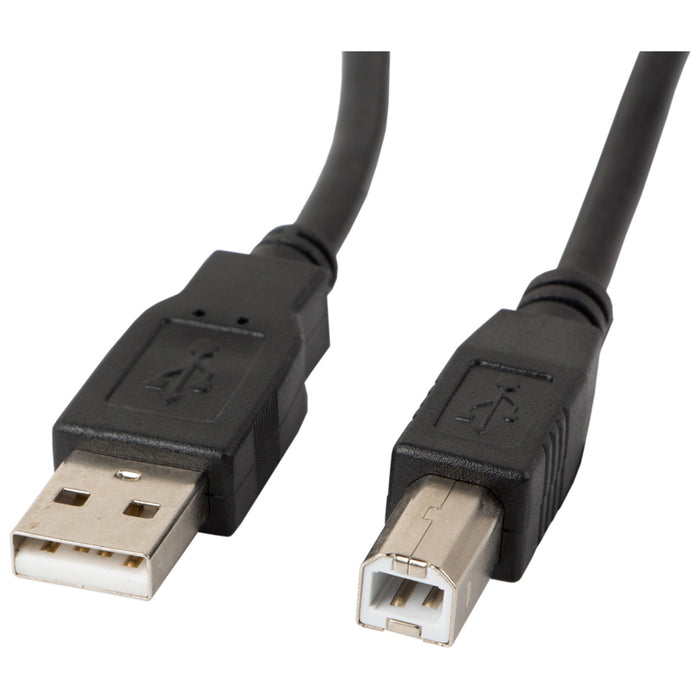Lanberg USB-A (M) -> USB-B (M) 2.0 ferrite cable 1m, black