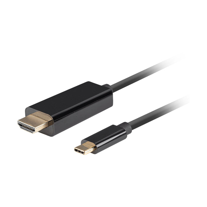 Lanberg USB-C (M) -> HDMI(M) 2.0 4K 60hz cable 0.5m, black