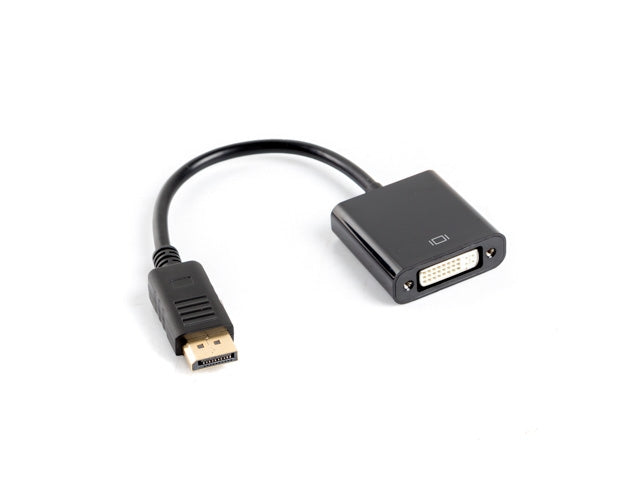 Lanberg adapter display port (m) -> DVI-I (f) (24+5) dual link, 10cm cable