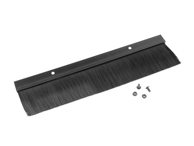 Lanberg 19" cable entry brush panel, black