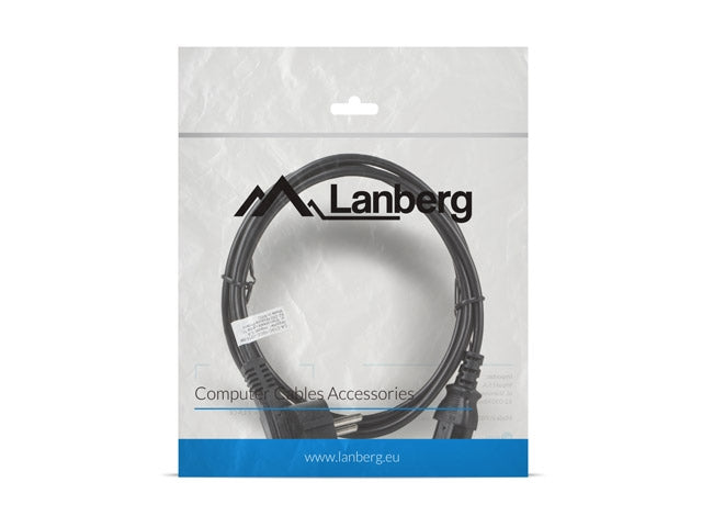 Lanberg CEE 7/7 -> IEC 320 C13 power cord 1.8m, black