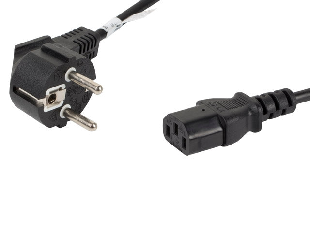 Lanberg CEE 7/7 -> IEC 320 C13 power cord 1.8m, black