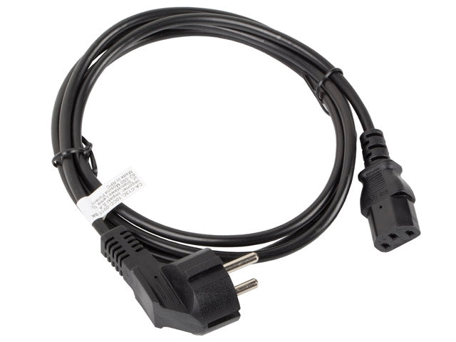 Lanberg CEE 7/7 -> IEC 320 C13 power cord 1.8m, black