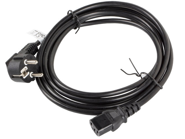Lanberg CEE 7/7 -> IEC 320 C13 power cord 3m VDE, black