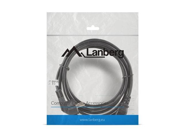 Lanberg CEE 7/7 -> IEC 320 C13 power cord 3m VDE, black
