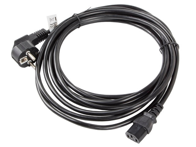Lanberg CEE 7/7 -> IEC 320 C13 power cord 5m VDE, black