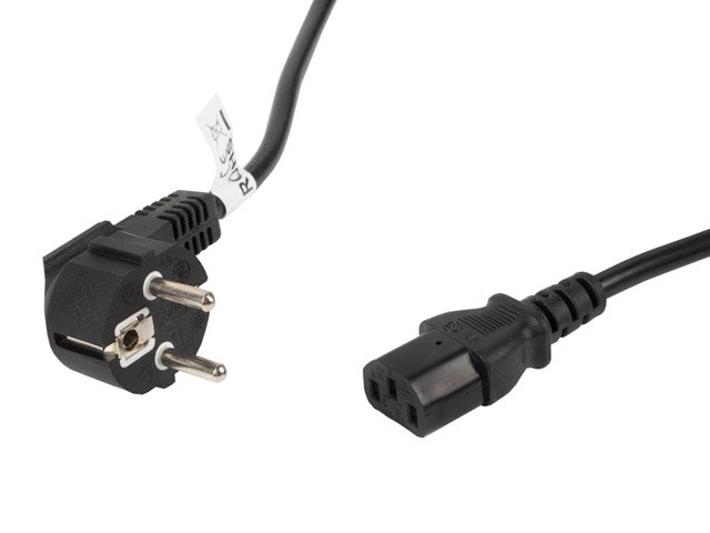 Lanberg CEE 7/7 -> IEC 320 C13 power cord 5m VDE, black