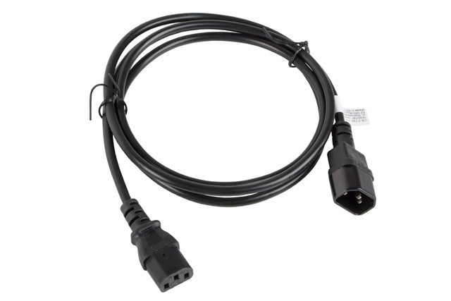Lanberg extension power supply cable IEC 320 C13 -> C14 1.8m VDE, black