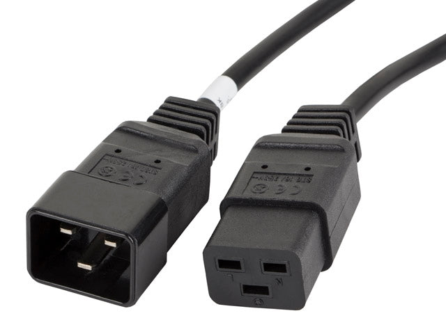 Lanberg EXTESION CABLE IEC 320 C19 / C20 1.8m VDE, black