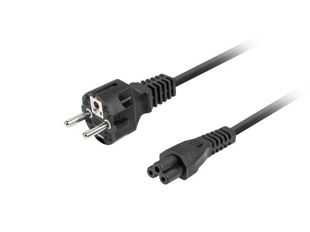 Lanberg CEE 7/7 (MICKEY) -> IEC 320 C5 power cord 1.8m VDE Straight, black