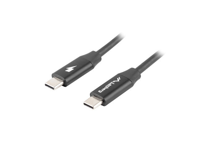 Lanberg USB-C M/M 2.0 cable 1m Quick Charge 4.0, black