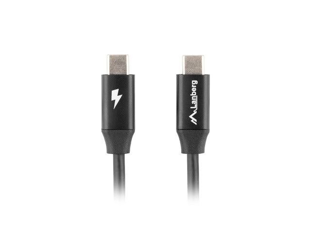 Lanberg USB-C M/M 2.0 cable 1.8m Quick Charge 4.0, black