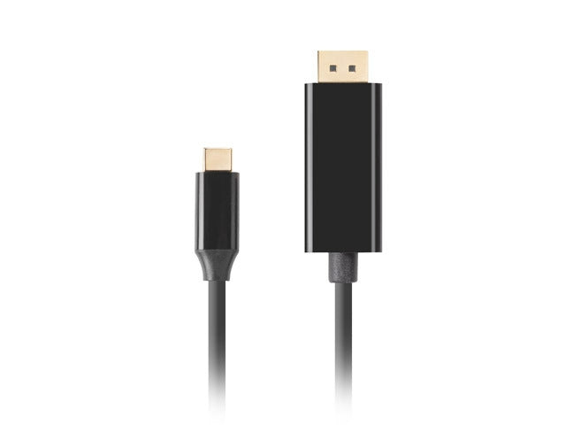 Lanberg USB-C (M) -> display port (M) cable 1.8m 4K 60Hz, black