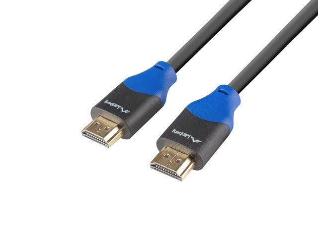 Lanberg HDMI M/M V2.0 cable 1m 4K CU box, black BOX