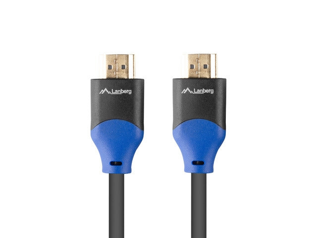 Lanberg HDMI M/M V2.0 cable 1m 4K CU box, black BOX